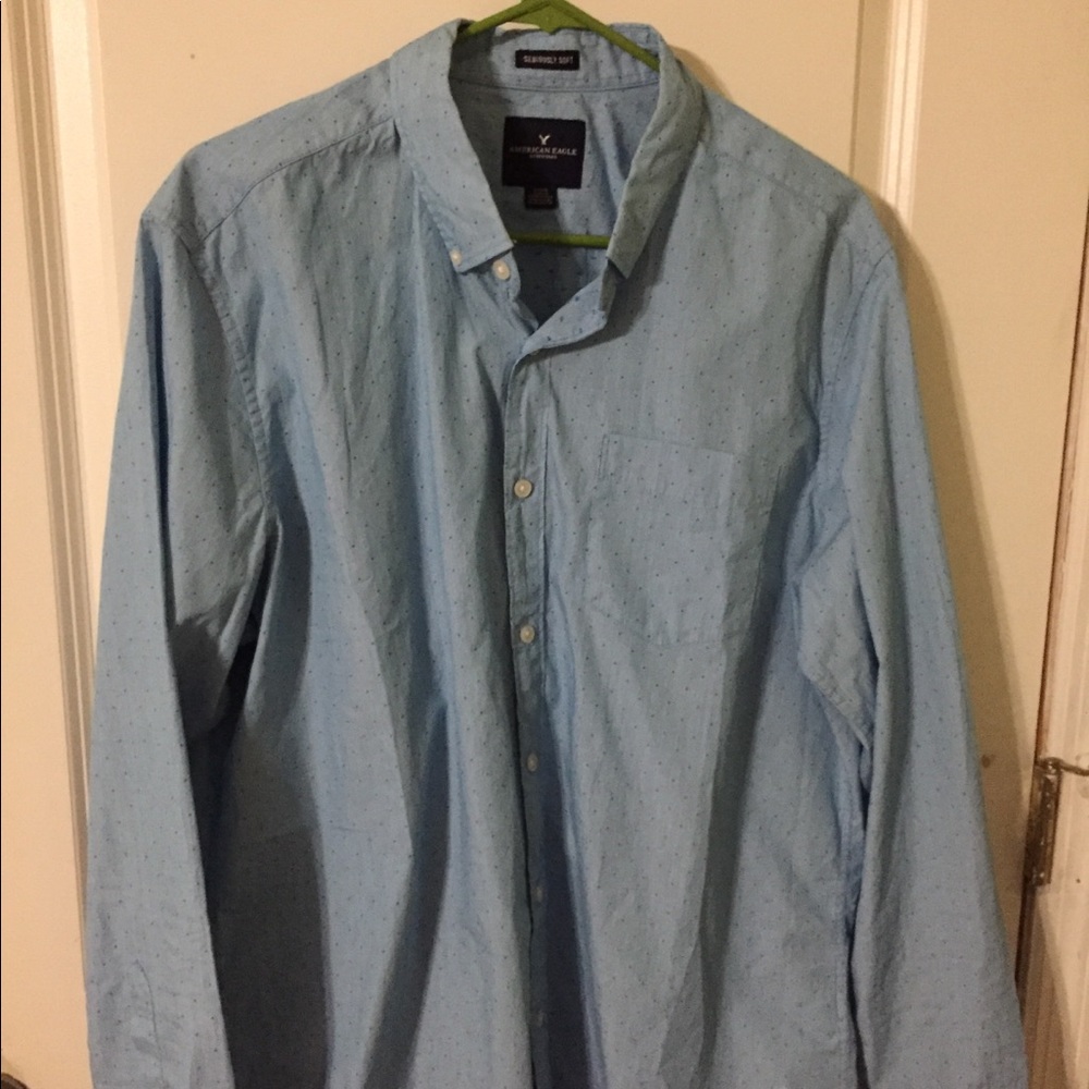 America eagles button up shirt new
